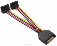 Vention SATA 15pin M/SATA 15pin F, Black кабель-разветвитель (0.15 м)