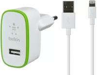 Сетевое зарядное устройство Belkin BOOST UP + кабель Apple 8 pin (белый)