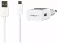 Сетевое зарядное устройство Samsung EP-TA20E + кабель micro-USB (белый)