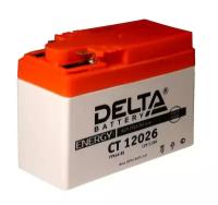 Мото аккумулятор АКБ Delta (Дельта) CT 12026 2.5Ач боковые клеммы YTR4A-BS