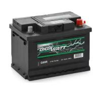 Аккумулятор автомобильный Gigawatt G60R 60 А/ч 540 A обратная полярность