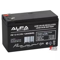 аккумулятор для сигнализации Alfa (Alarm Force) FB 7.2-12 12в 7.2ач