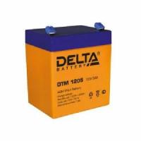 Свинцово- кислотный аккумулятор 5 А\ч, 12В Delta серии DTM 1205 для охранно-пожарных систем