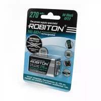 Аккумулятор Robiton RTU270MH-bulk 6F22 SR1 [MH270F8] (крона)