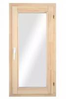 Одностворчатое деревянное окно со стеклопакетом 960*580 мм