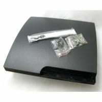 Бокс-корпус-панель в комплекте с задней и передней крышкой для игровой консоли Sony Playstation 3 Slim черного цвета