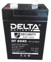 Аккумулятор 4045 Delta DT , 4В 4,5А/ч, вес - 0,5 кг
