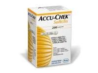 Ланцеты Акку-чек Accu-chek Софткликс, стерильные, для применения с ручками-прокалывателями Softclix, 200 шт.