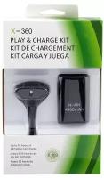 Зарядное устройство Play & Charge Kit + аккумулятор XBox 360