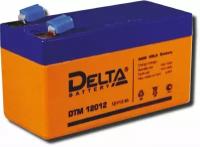 Аккумулятор 12012 Delta DTM, 12В 1,2А/ч, вес 0,61 кг
