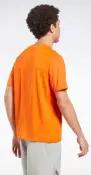 Футболка Reebok, дополнительная вентиляция, размер S, оранжевый