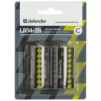 Батарейка C defender LR14-2B