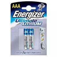 Батарейка AAA литиевая Energizer Lithium Ultimate FR03-2BL 1.5V в блистере 2шт.
