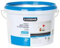 Краска акриловая Luxens для стен и потолков в кухне и ванной матовая