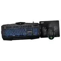 Игровой комплект Qumo Dragon War Aftershock: клавиатура K52 + мышь M68 + коврик для PC
