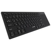 Ультратонкая bluetooth-клавиатура с тачпадом SLIM LINE K6 BT черный