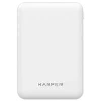 Портативный аккумулятор HARPER PB-5001 White, 5 000 мАч, Micro USB