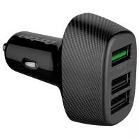 Автомобильное зарядное устройство Dorten 3-Port USB 30W Smart ID Car Quick Charger QC3.0+2.4A и AFC (Samsung), FCP (Huawei)
