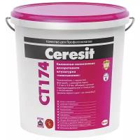 Декоративное покрытие Ceresit CT 174 Силикатно-силиконовая декоративная 1,5 мм, 25 кг
