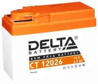 Мото аккумулятор DELTA CT 12026