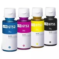 Чернила Revcol для принтеров HP,GT51,GT52,GT53, ориг. упаковка, 4цвета по 70мл, Dye (Premium).