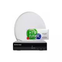 Комплект спутникового ТВ НТВ-Плюс NTV-PLUS 710HD, карта доступа (баланс 184р.) и антенной 0,8 м.