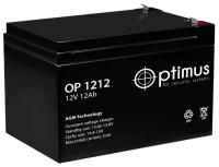 Аккумулятор свинцово-кислотный Optimus OP 1212 12V 12Ah