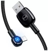 Кабель Lightning to USB для быстрой зарядки Apple: iPhone, iPad, iWatch /120 см/ QC3.0/2А