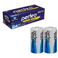 Батарейка Perfeo LR14/2SH Super Alkaline, 24шт