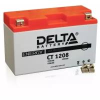Аккумулятор мотоциклетный Delta CT1208 YT7B-BS 12V 8Ah AGM(залит и готов к применению)