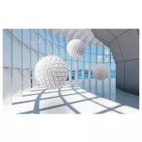 Фотообои флизелиновые Design Studio 3D Фантастическая терраса 4х2.5м