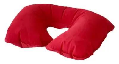 Подушка для шеи надувная Flyandtrip 42x26см красная 1шт