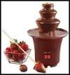 Шоколадный фонтан фондю Chocolate Fondue Fountain Mini 21 см