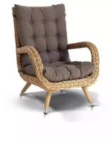 "Толедо" кресло с подушками, соломенное