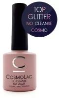 CosmoLac верхнее покрытие Top Sealer Glitter No Cleanse 7.5 мл