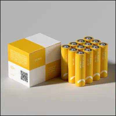 Батарейки пальчиковые алкалиновые COMMO Everyday Batteries, LR06-AA, 12 штук в упаковке