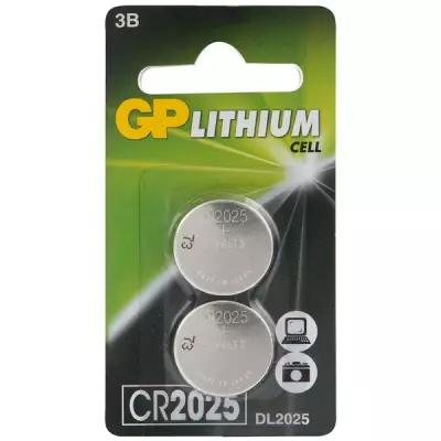 Батарейка GP Lithium Cell CR2025, 2 шт