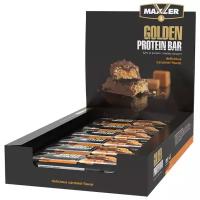 Maxler протеиновый батончик Golden Bar, 65 г, 12 шт, аппетитная карамель