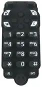 Оригинальная клавиатура PNJK1014Z черная для DECT телефонов Panasonic серии KX-TG13, KX-TG14. Производство Panasonic