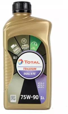 Трансмиссионное масло Total Traxium Dual 9 FE 75W-90, 1 литр