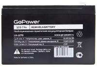 Аккумулятор свинцово-кислотный GoPower LA-1270 12V 7Ah