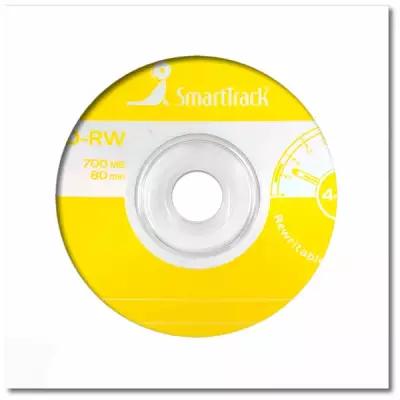 Перезаписываемый диск SmartTrack CD-RW 700Mb 12x в бумажном конверте с окном, 1 шт