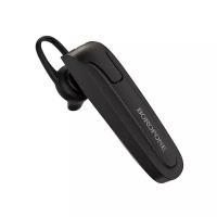 Bluetooth беспроводная моно гарнитура Borofone BC21 Encourage Sound Black микрофон с наушником, hands free - черная