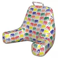 Кресло подушка для чтения Ambesonne "Узоры для всех слонов", 60x120 см