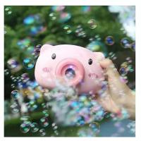 Генератор мыльных пузырей Bubble Camera / Мыльные пузыри Свинка со звуковыми эффектами / Машинка для пузырей