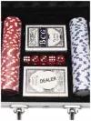 Набор для покера в металлическом кейсе, 300 фишек без номинала
