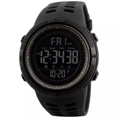 Часы мужские SKMEI 1251, водонепроницаемые, цвет черный. Часы электронные.