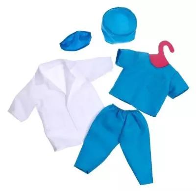 Сима-ленд Комплект одежды для пупса Доктор белый/голубой