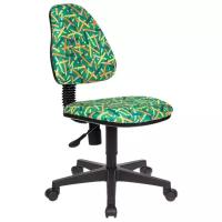 Компьютерное кресло Бюрократ KD-4 Карандаши детское, обивка: текстиль, цвет: зеленый