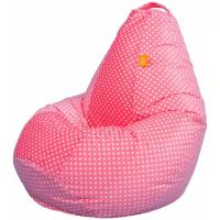 Кресло-мешок Palermo груша микровелюр эксклюзивный принт - розовая мечта